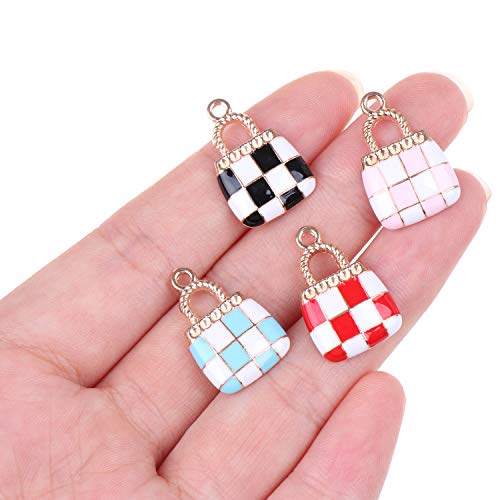 80Pcs Mixed Fashion Purse Charm Pendant for Jewelry Making Craft B...