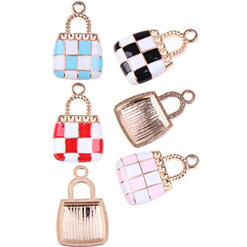 80Pcs Mixed Fashion Purse Charm Pendant for Jewelry Making Craft B...