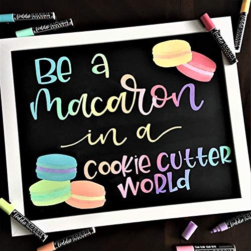 Loddie Doddie Liquid Chalk Markers - Macaron Pastel Colors - Pack ...