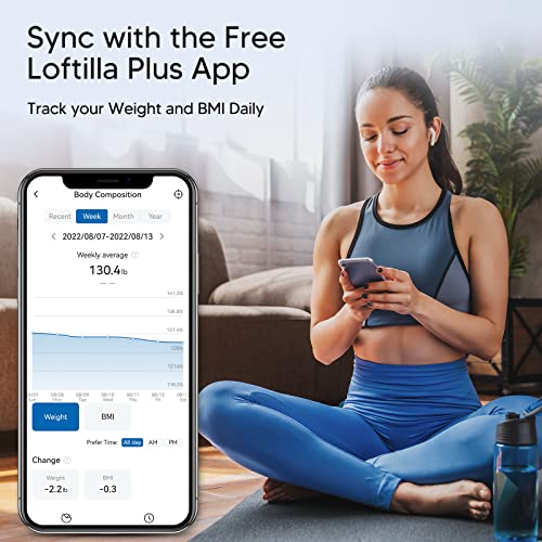 LOFTILLA Scale for Body Weight, Weight Scale, Digital Bathroom Sca...