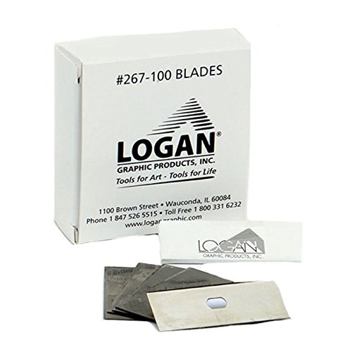Logan Graphics 267-100 Mat Cutter Blades Box of 100 for use with L...