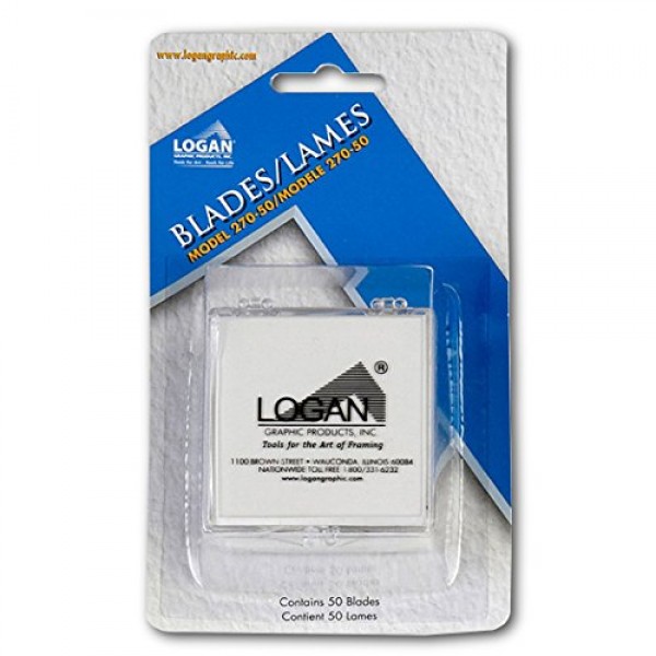 Logan Graphic Products 270 Replacement Mat Blades, Package of 50, ...