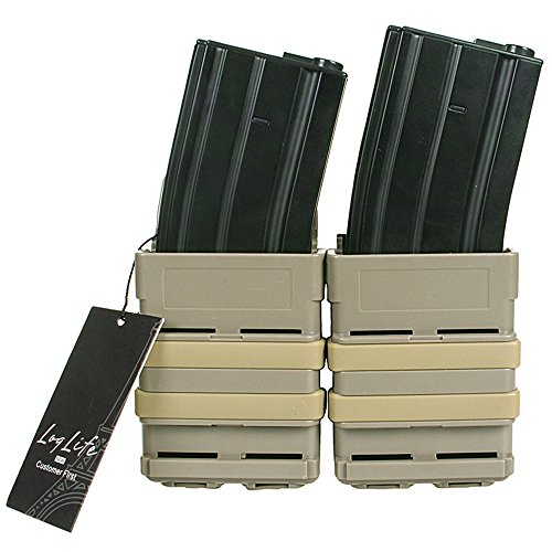 loglife Tactical Magazine Pouch Bag Holster 5.56 Fast Mag for M4 M...