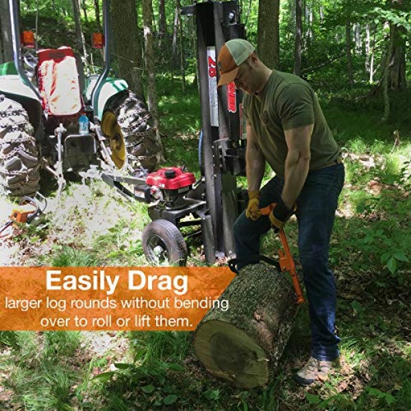LogOX 3-in-1 Forestry Multitool – The Back-Saving Log Hauler, Cant...