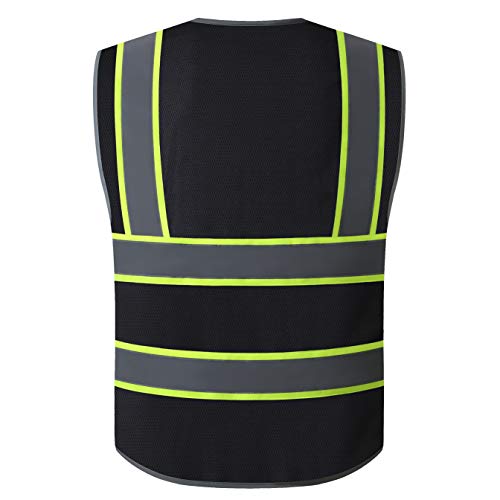 LOHASPRO Safety Vest High Visibility - Mesh Reflective Vest with P...