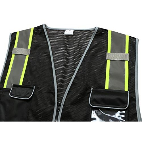 LOHASPRO Safety Vest High Visibility - Mesh Reflective Vest with P...