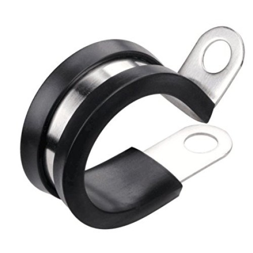 Cable Clamp, Lokman 12 Pack 1 Inch Stainless Steel Cable Clamp, Pi...