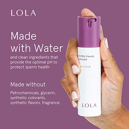 LOLA Fertility Friendly Lubricant - Water Based Lubricant for Fert...