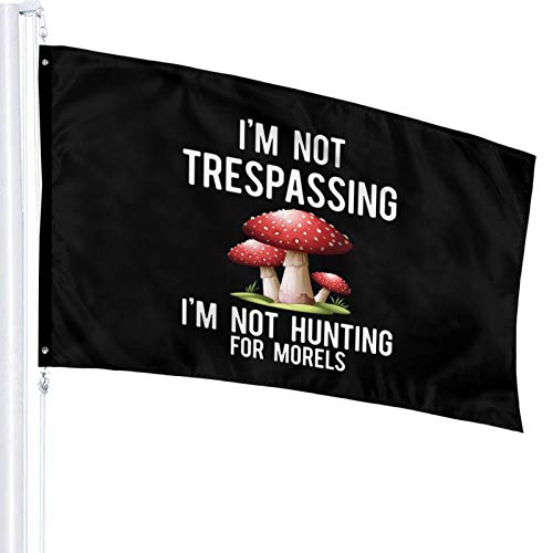 Lonafoy Im Not Trespassing Im Not Hunting for Morels Flag 3x5 Fe...