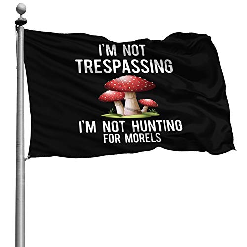 Lonafoy Im Not Trespassing Im Not Hunting for Morels Flag 4x6 Fe...