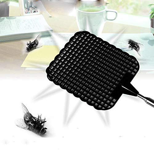 Loneflash Retractable Fly Swatter, Manual Pest Control Durable Lon...