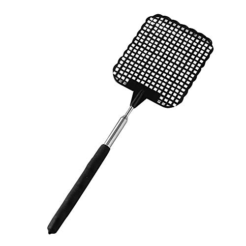 Loneflash Retractable Fly Swatter, Manual Pest Control Durable Lon...