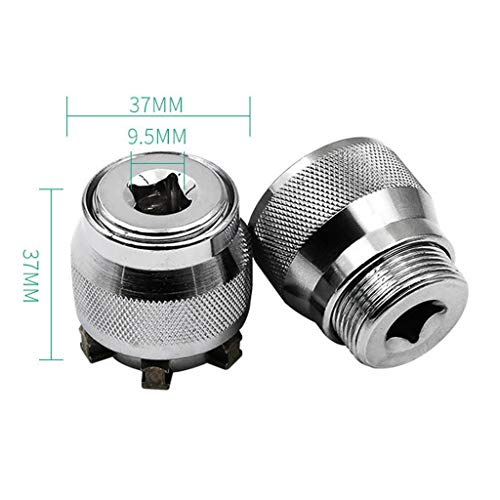 Loneflash 2PCS Multi-Function Wrench Adaptive Fitting Drill Attach...