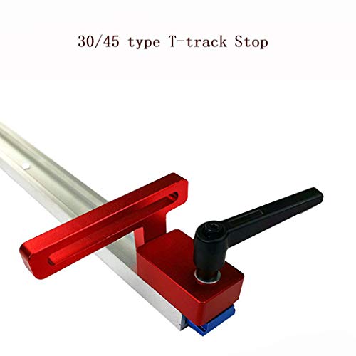 Loneflash 30/45 Miter Track Stop T-Slot T-Tracks Woodworking Slidi...