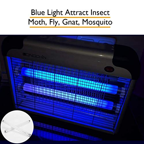 Longchin 10W Bug Zapper Light Bulb Replacement 2-Pack T8 UV Lightb...