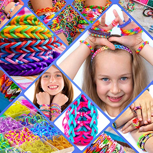 Loom Bands – HUGE Premium Rubber Band Bracelet Refill Kit - 11000 ...