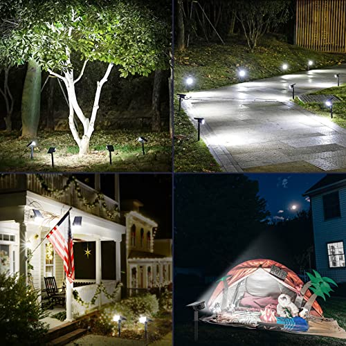 LOONHIM Solar Spot Lights Outdoor Garden IP65 Waterproof, 45 LEDs ...