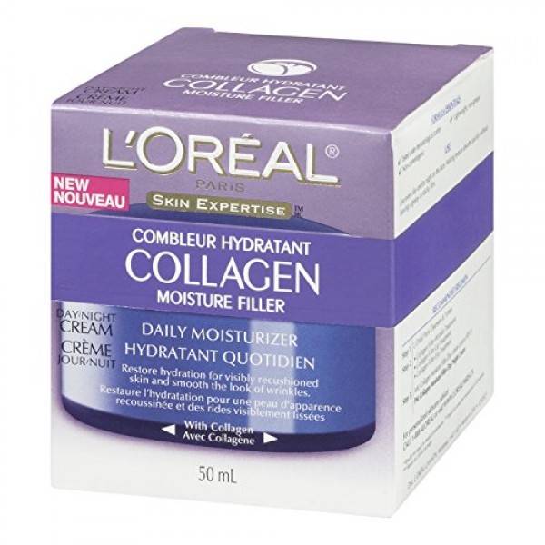 LOréal Paris Collagen Moisture Filler Facial Day Night Cream, 1.7...