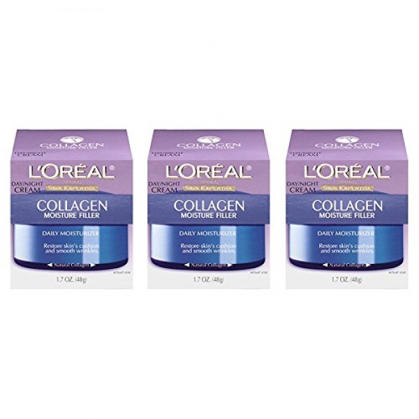 LOreal Paris Skin Care Collagen Moisture Filler Day/Night Cream, ...