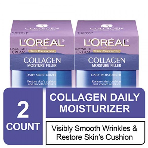 Collagen Face Moisturizer by LOreal Paris Skin Care I Day and Nig...