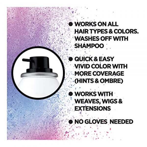 LOreal Paris Colorista 1-Day Washable Temporary Hair Color Spray,...
