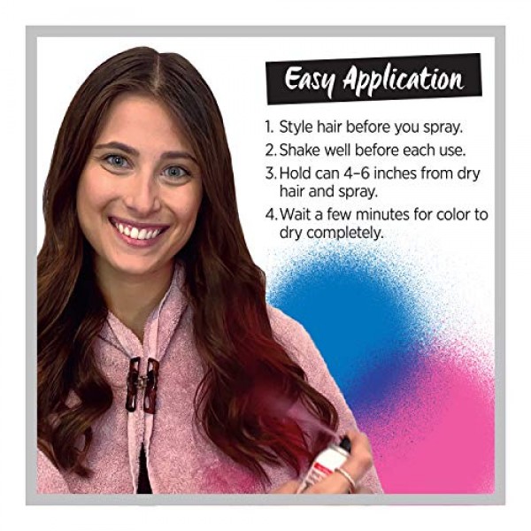 LOreal Paris Colorista 1-Day Washable Temporary Hair Color Spray,...