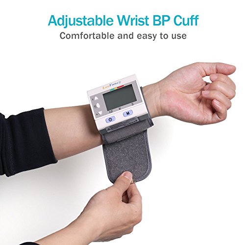 Automatic Digital Wrist Blood Pressure Cuff Monitor with Portable ...