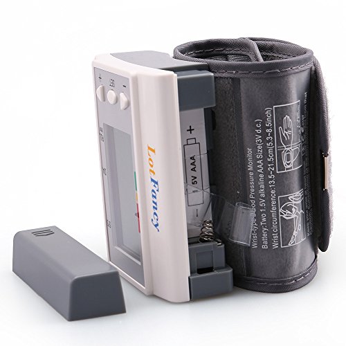 Automatic Digital Wrist Blood Pressure Cuff Monitor with Portable ...