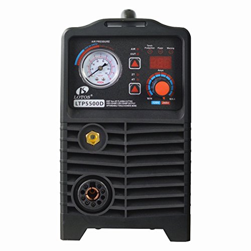 Lotos LTP5500D Non-Touch Pilot Arc Plasma Cutter, Dual Voltage 110...