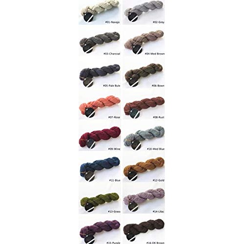 Lotus Yarns 100% Tibetan Yak Yarn Worsted Weight 100g/Hank Hand Kn...