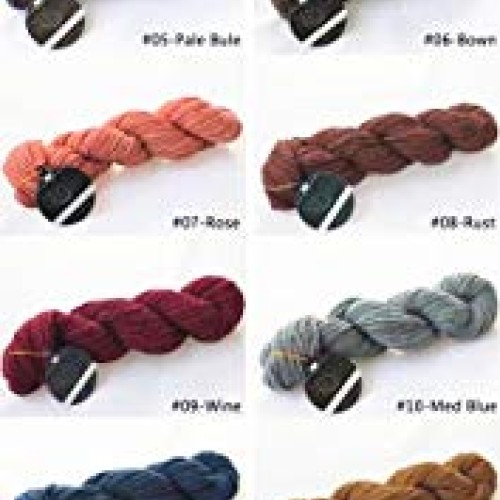 Lotus Yarns 100% Tibetan Yak Yarn Worsted Weight 100g/Hank Hand Kn...
