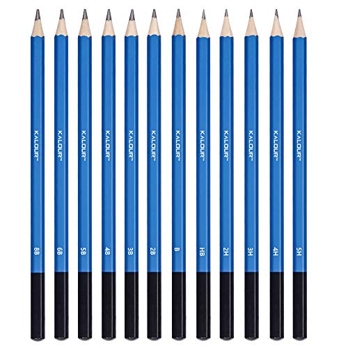 KALOUR 33 Piece Professional Drawing Sketching Pencils set,Perfect...
