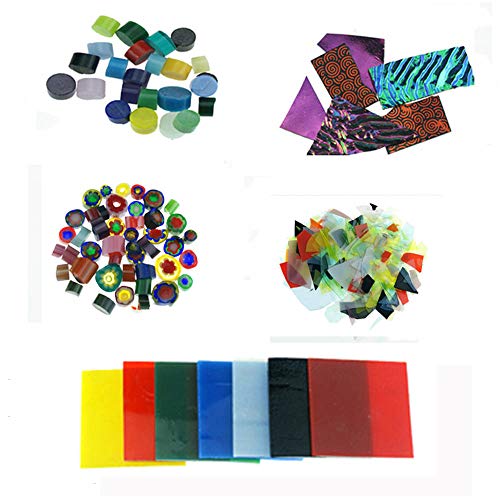 476g 10 Bags Coe90 Fusing Glass for Microwave Kiln
