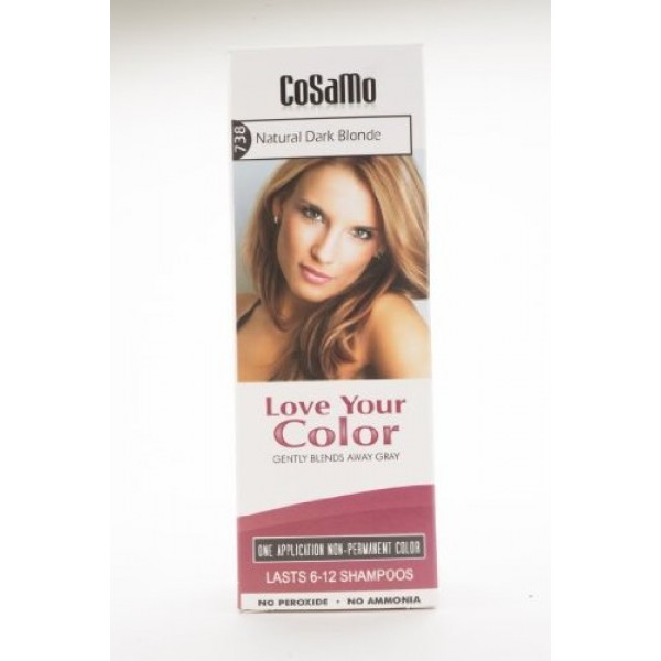 CoSaMo Love Your Color Hair Color 738 Natural Dark Blonde Pack of 3