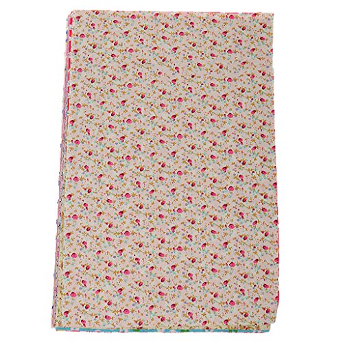 LoveinDIY 30pcs Assorted Floral Print Cotton Fabric for Dolls Bag ...