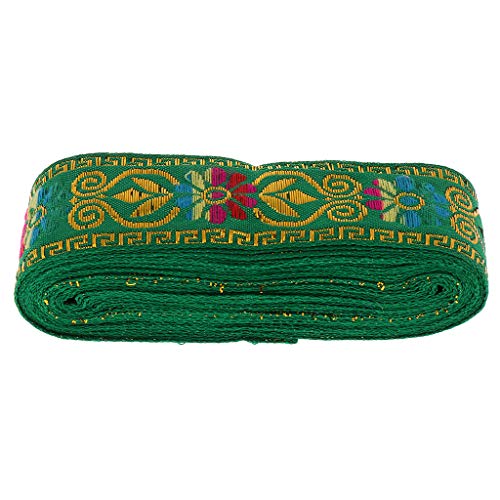 LoveinDIY 6 Rolls Jacquard Fabric Embroidery Ribbon Trim Tape for ...
