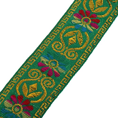 LoveinDIY 6 Rolls Jacquard Fabric Embroidery Ribbon Trim Tape for ...