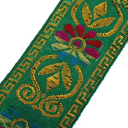 LoveinDIY 6 Rolls Jacquard Fabric Embroidery Ribbon Trim Tape for ...