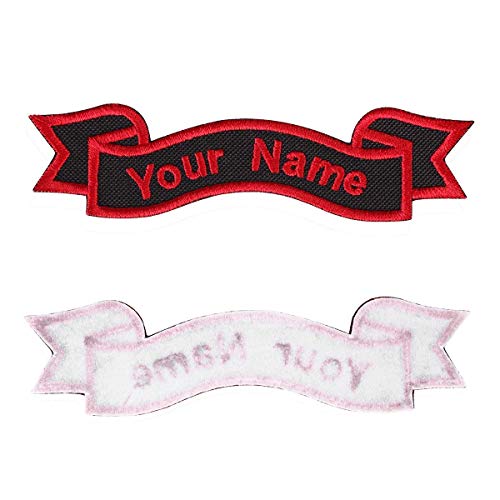 Custom Embroidered Name Patch Biker Tactical Patches, 2 PCS Person...