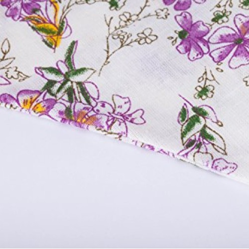 LOVENJOY Vintage Floral Fabric Cotton Bunting Pennant Banner for W...