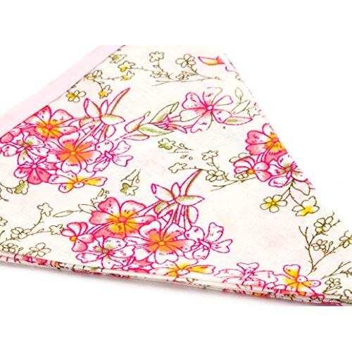 LOVENJOY Vintage Floral Fabric Cotton Bunting Pennant Banner for W...