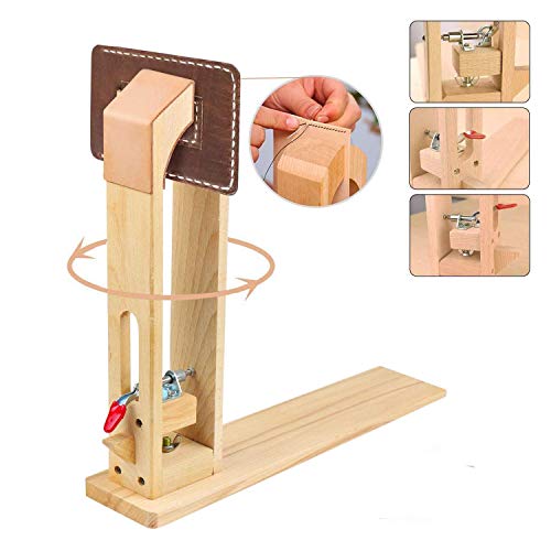 Loxiia Wood Leather Craft Clip Hand Lacing Stitching Clip Wooden L...