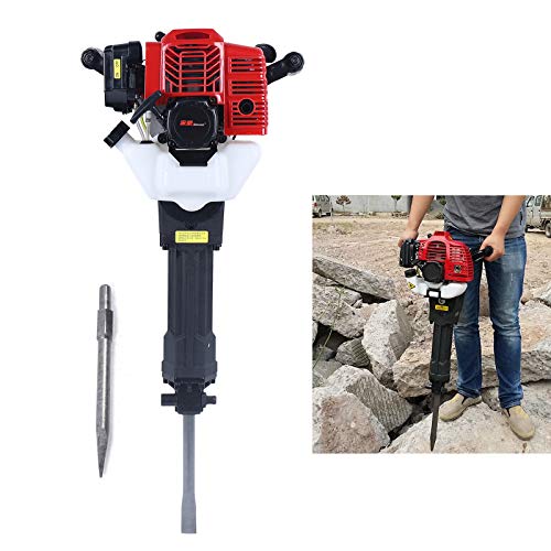 Demolition Hammer Gas Powerd Rock Drill Rock Breaker Hammer 1700w ...