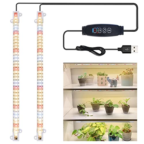 LPMZMBL LED Grow Light Strips for Indoor Plants with Auto ON/Off T...