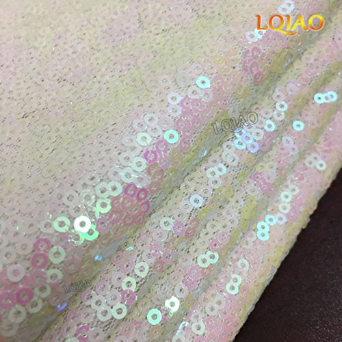 Iridescent Sewing Sequin Fabric Sequin Lace Fabric Sold By the Yar...