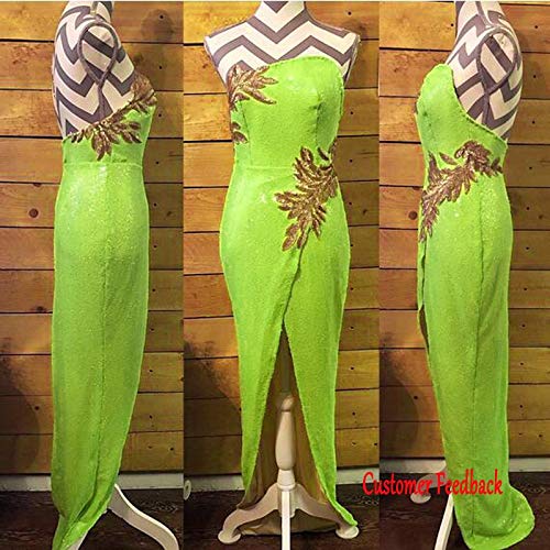 Neon Green Sewing Sequin Fabric Sequin Lace Fabric Sold By the Yar...