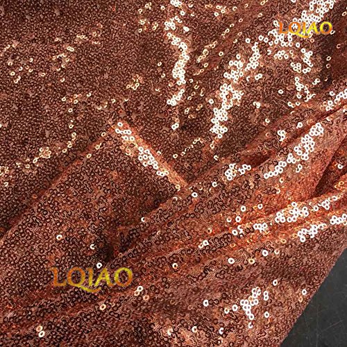 Rose Gold Sewing Sequin Fabric Sequin Lace Fabric Sold By the Yard...