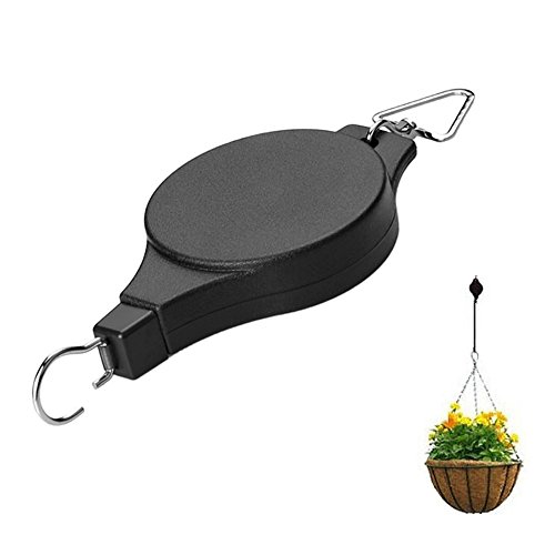 LSHCX Adjustable Heavy Duty Easy Reach Plant Pulley for Hanging Pl...