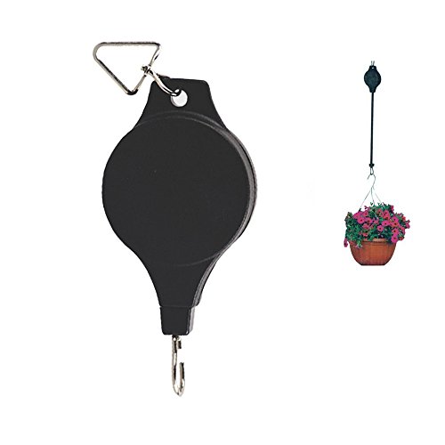 LSHCX Adjustable Heavy Duty Easy Reach Plant Pulley for Hanging Pl...