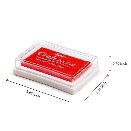 Lsushine Craft Ink Pad Stamps Partner Diy Color,15 Color Craft Ink...